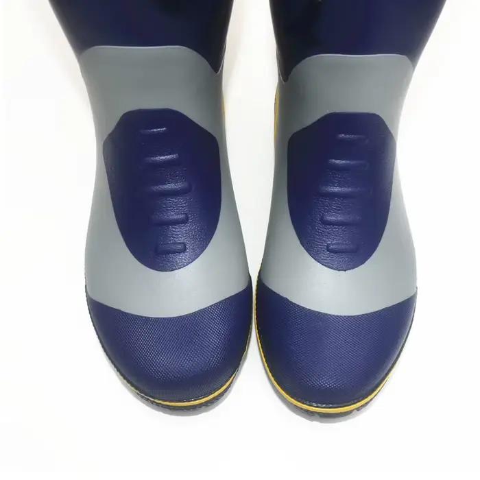 Bottes de pêche tendance avec semelle à crampons en acier pour pluie, chasse et randonnée