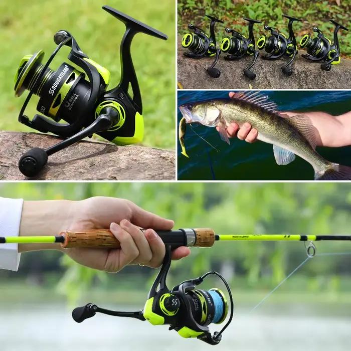 Moulinet Sougayilang 1000-4000 Aluminium Haute Vitesse 10kg Max Drag Pour Pêche Océanique Lac Rivière Gestion Poisson Occasions Spéciales
