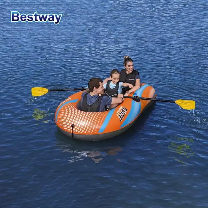 Kayak gonflable Bestway 1-3 personnes PVC robuste aventure rafting - Bateau durable pêche navigation