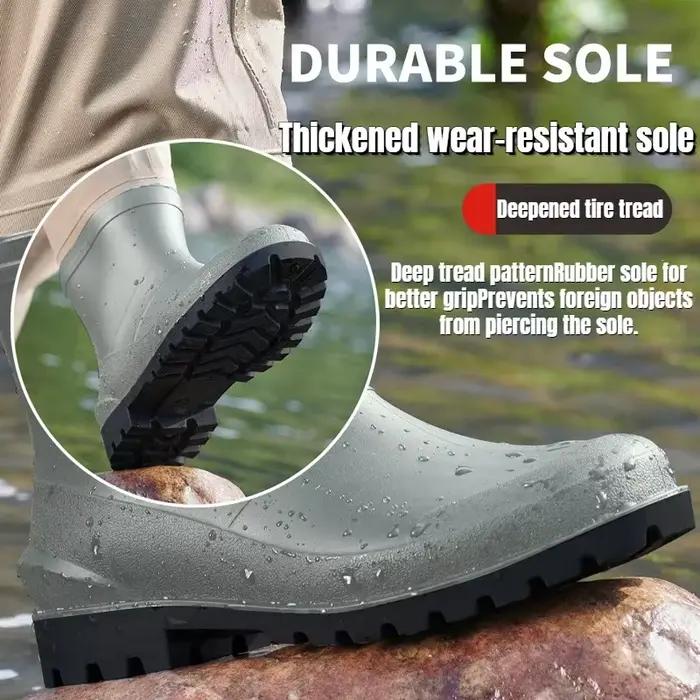 Combinaison de pêche respirante avec bottes intégrées - Waders imperméables pour hommes