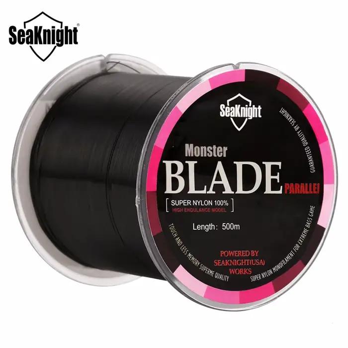 Ligne de pêche monofilament nylon Japon SeaKnight Blade Series 500m pour carpe et carnassiers 2-35LB