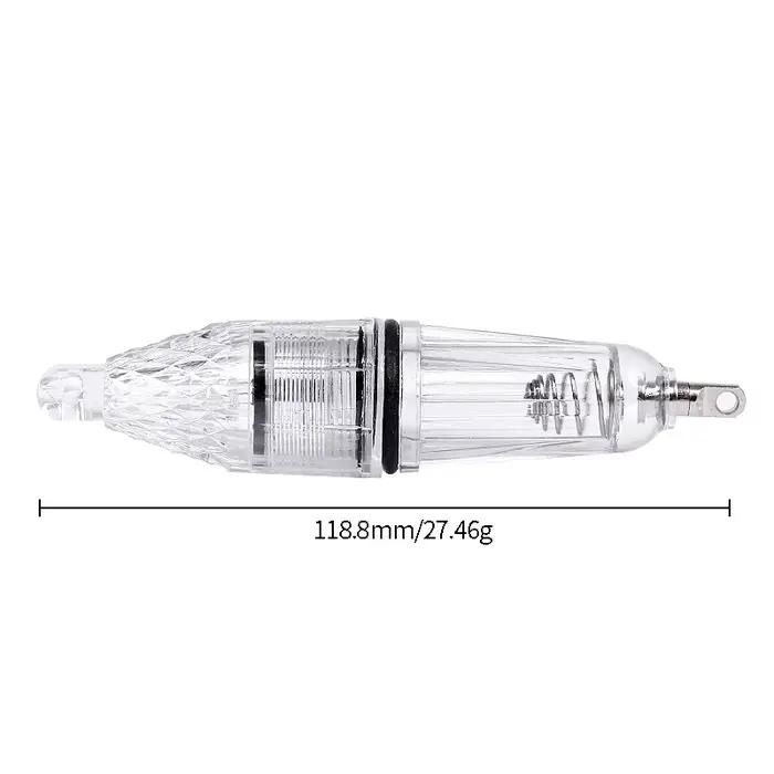 Lampe LED pêche sans batterie - Appât lumineux énergivore pour pêche nocturne en mer et eau douce