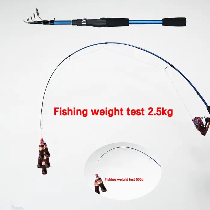 Canne spinning télescopique ultralégère BIUTIFU 1.8m à 2.4m pour truite et leurres légers 3-30g