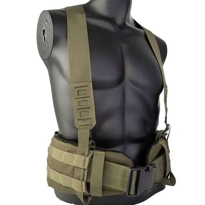 Harnais tactique Y pour hommes avec bretelles Molle robuste pour pêche lourde et transport d'équipement de plein air toute l'année