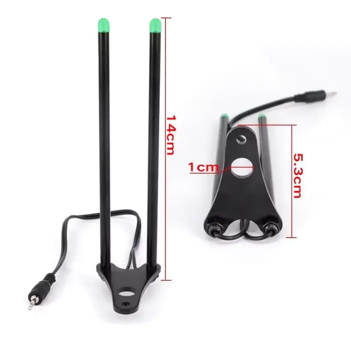 Barre anti-accrochage Hirisi pour alarmes de carpe - Accessoire LED 4 couleurs à montage rapide