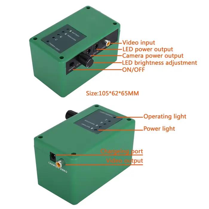 Caméra pêche hiver GAMWATER 9" DVR 30 LEDs IP68 pour glace/mer/rivière - Détecteur vidéo poissons