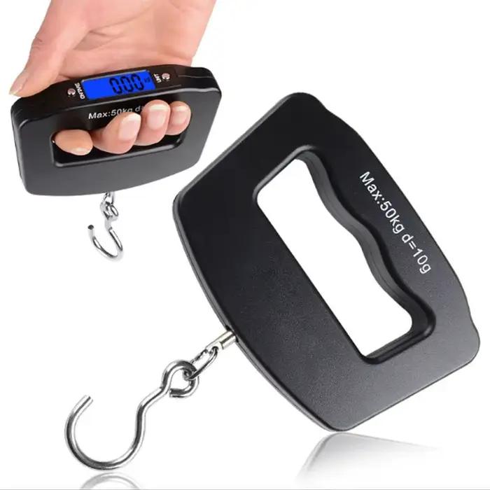 Balance électronique portable 50kg 110lb pour bagages et pêche - Pèse-bagage digital précis voyage