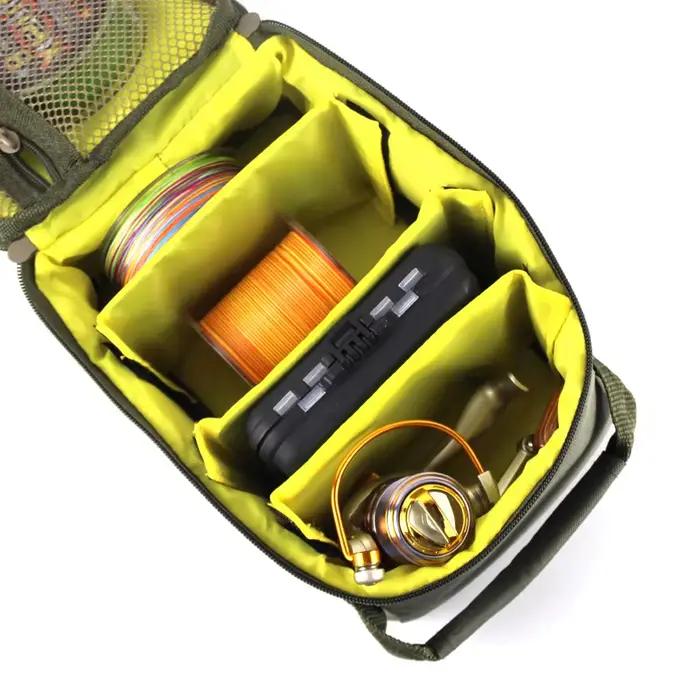 Sac de pêche Oxford portable grande capacité pour moulinets, leurres et accessoires de pêche