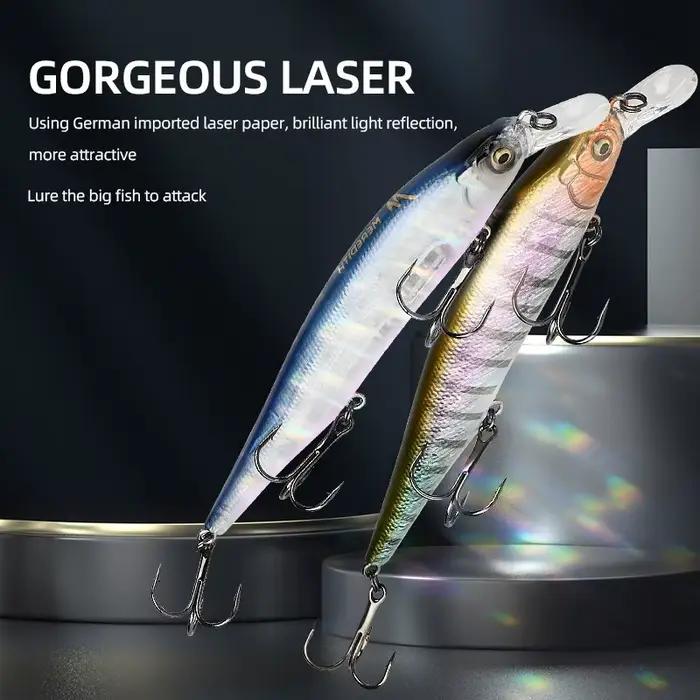 Leurre pêche MEREDITH ITO SHINER-115SP : leurre minnow plombé tungstène pour carnassiers qualité pro