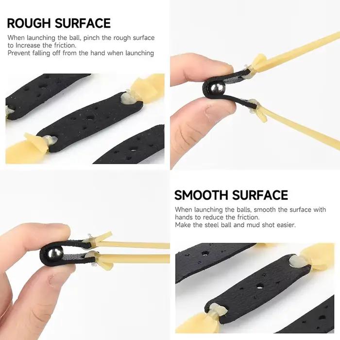 Bandes élastiques catapulte pêche 2.0mm haute élasticité précision latex pour pêcheurs durables et performants