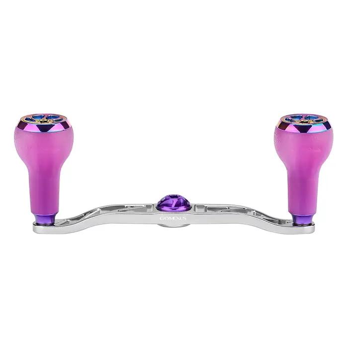 Manivelle Power Handle GOMEXUS 120mm avec poignée TPE 27mm pour moulinets casting Shimano Daiwa Abu Garcia