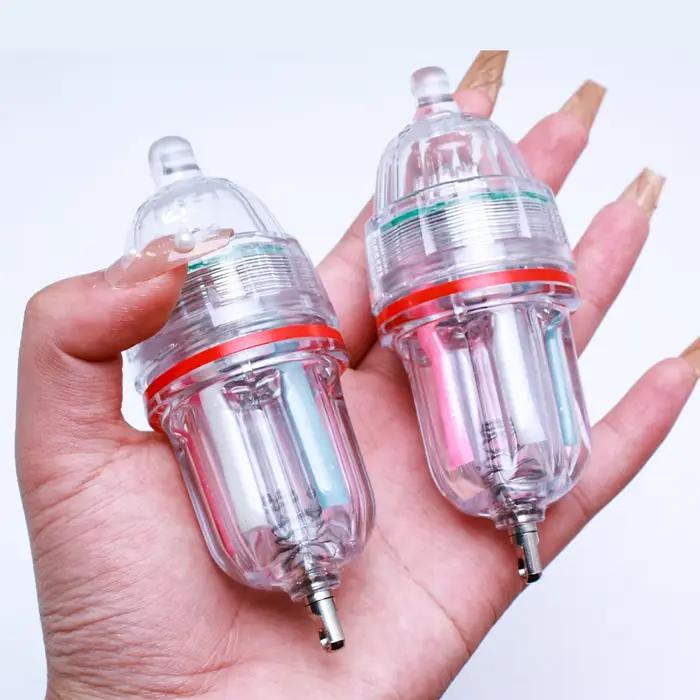 Lampe de pêche en mer LED haute pression verte et blanche - Attraction lumineuse pour poissons