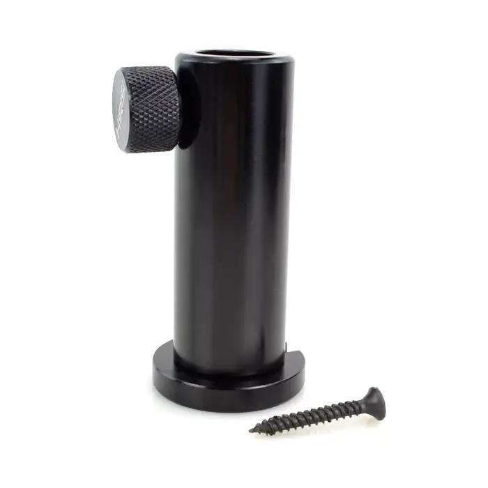 Support de canne en aluminium pour pêche à la carpe - Porte-canne réglable avec vis pour plateforme