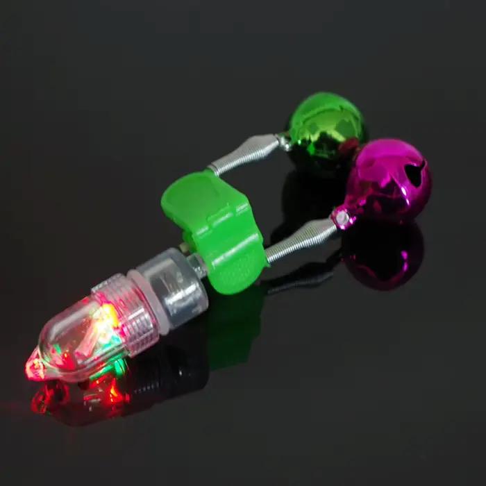 Lumière LED intelligente pour canne à pêche nocturne avec capteur d'alarme de touche - Accessoire pêche
