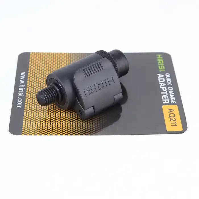 Connecteur rapide aluminium Hirisi AQ211 pour alarmes pêche - Accessoire pod et bank sticks