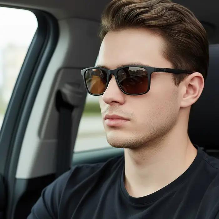 Lunettes de soleil métalliques 3501 unisexes pour pêche et cyclisme avec protection UV complète