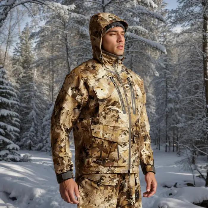 Veste de pêche hiver haute qualité homme imperméable isolation Hifad vêtements chasse