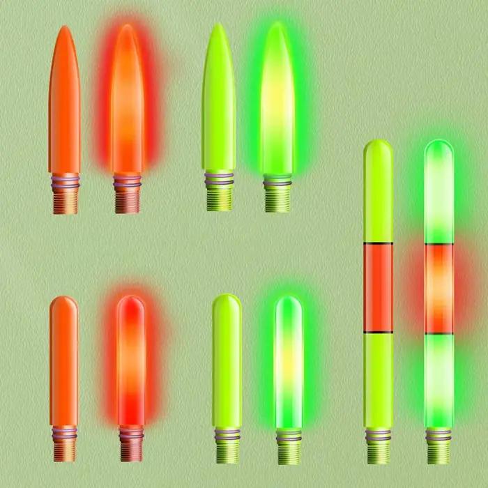 Flotteur électronique LED intelligent pour la pêche, capteur lumineux à changement de couleur, haut de ligne