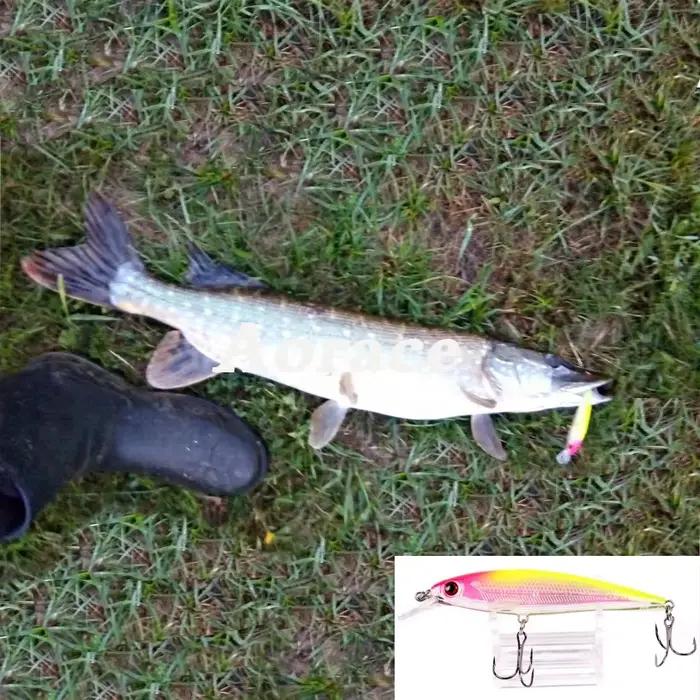 Leurre dur Laser Minnow 11cm 13g crankbait japonais pour pêche, wobblers et swimbait artificiel