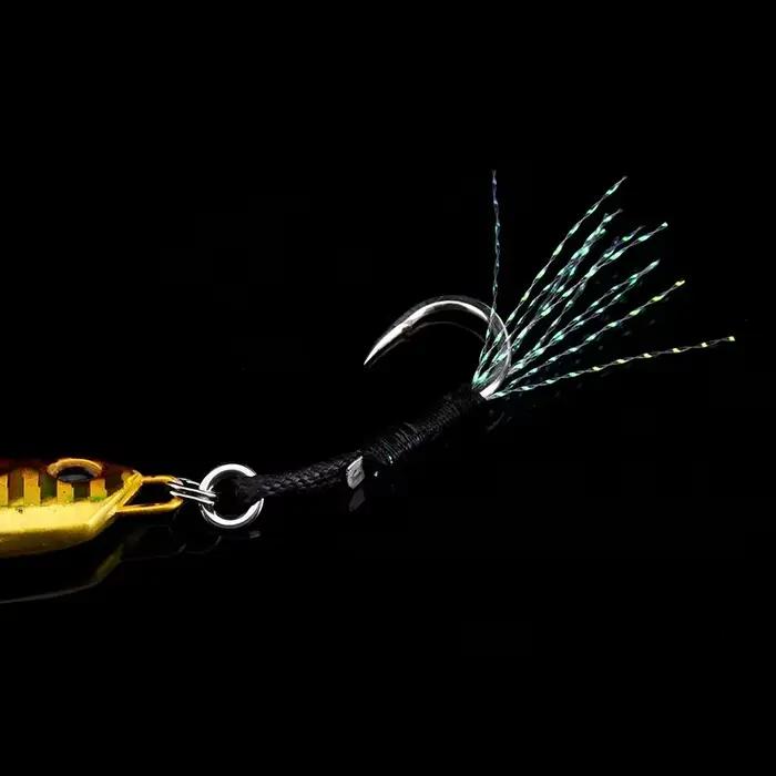 Leurre métallique ALLBLUE DRAGER SLIM 20G à 60G pour le jigging du bar en surfcasting et