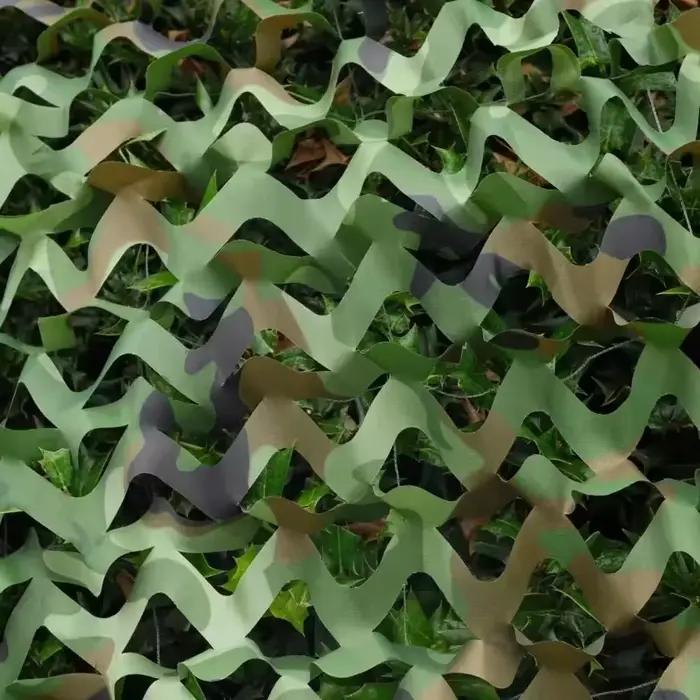 Filet camouflage rouleau grande taille pour pêche discrète, affût chasse et protection équipement