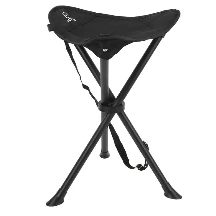 Tabouret trépied pliant 200kg charge pêche camping portable robuste siège pliable outdoor
