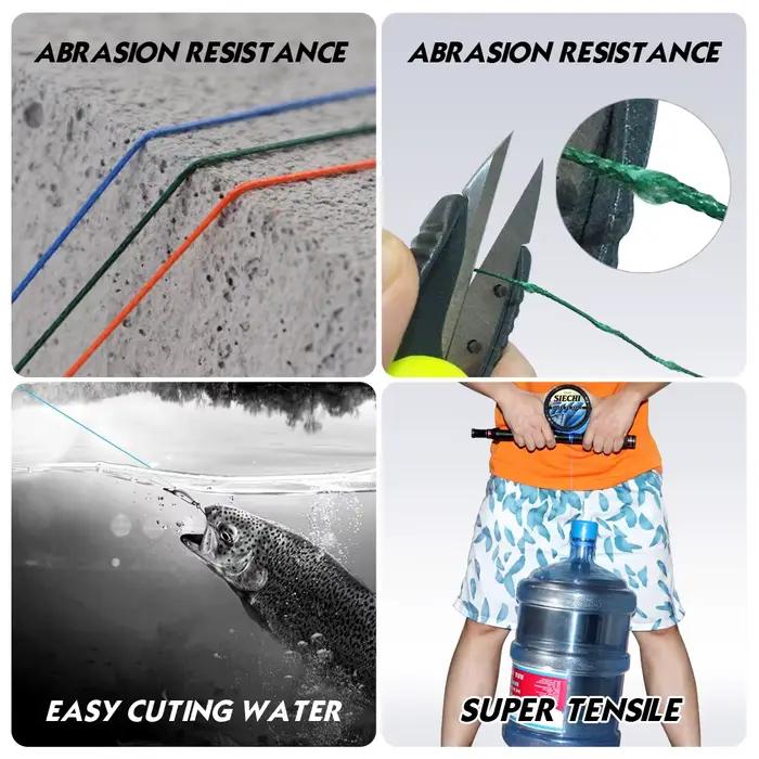 Ligne de Pêche SIECHI X8 Tressée Multifilament PE 8 Brins 300M 500M 1000M pour Carpe et Pêche Sportive
