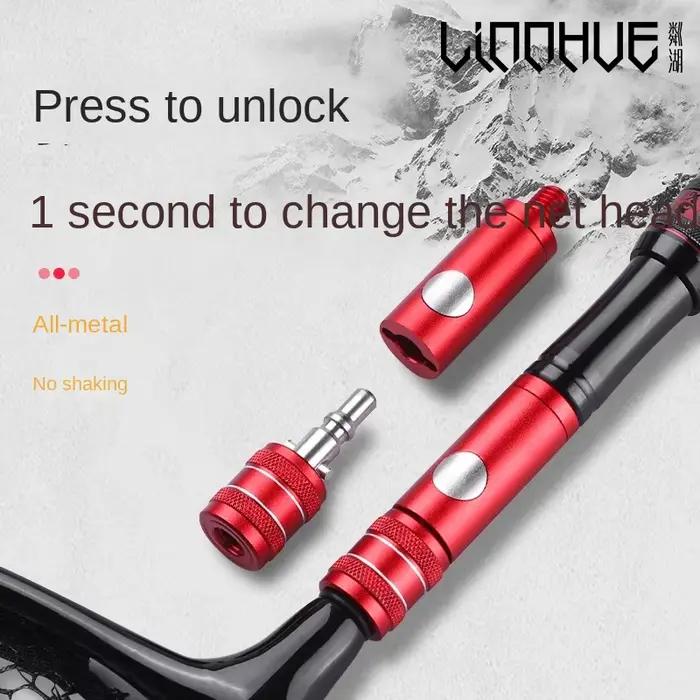 Connecteur rapide 8mm universel pour canne à pêche, raccord portable accessoire montage pêche LINNHUE