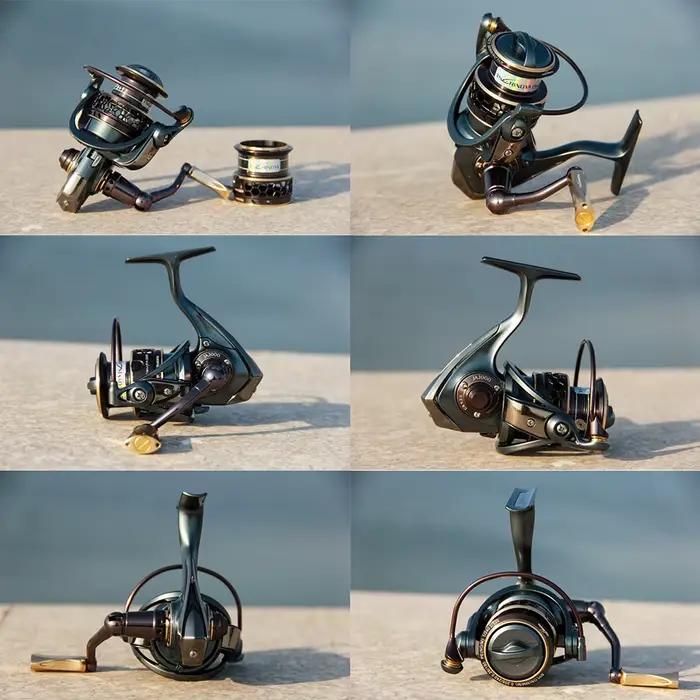Moulinet spinning TSURINOYA JAGUAR double bobine ultraléger - Pour pêche à l'ajing et carpe en mer