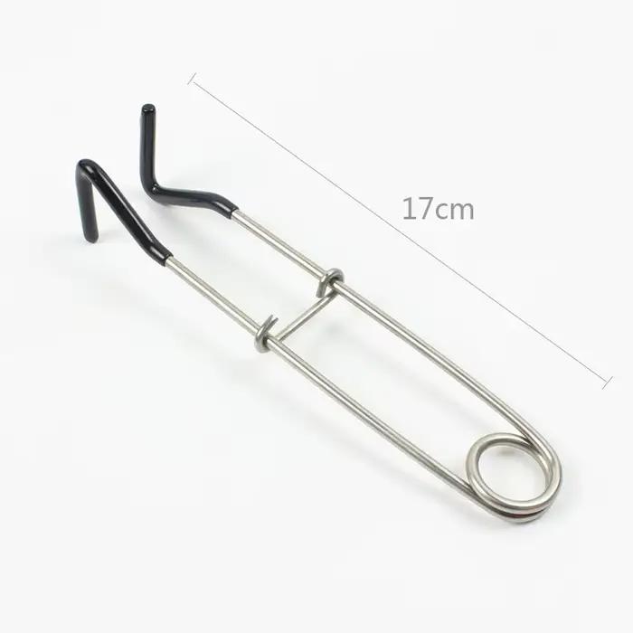 Décrocheur acier inoxydable portable pour ouverture de bouche de poisson - outil pêche décrochage sécurisé