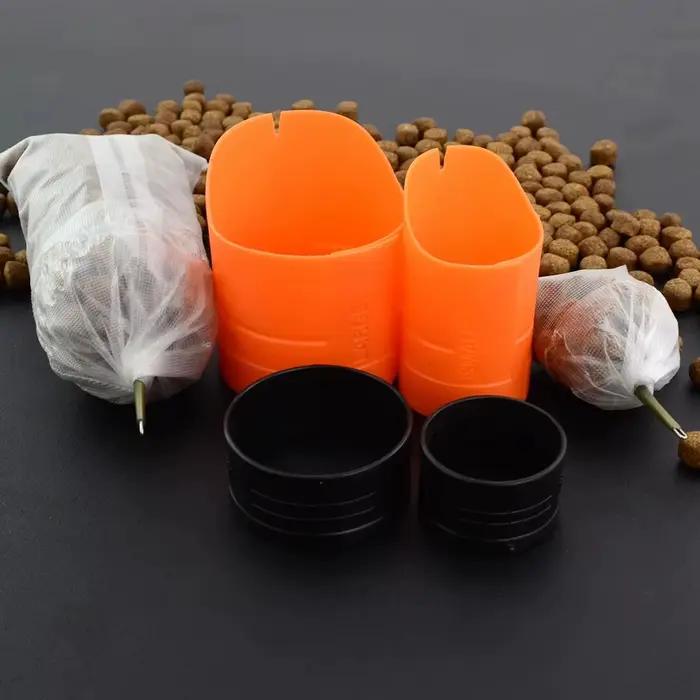 Sacs PVA pêche à la carpe, filet 7x15 cm pour amorçage avec boilies et pellets, lot de 50