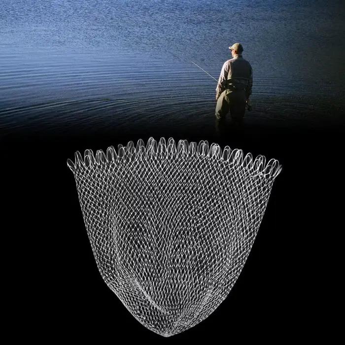 Filet de pêche double ligne tressé 40-80cm pour truite et perche - Maille résistante pour prise en douceur