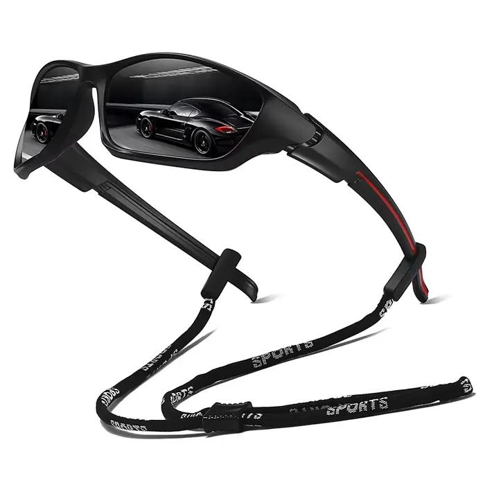 Lunettes de pêche montagne avec chaîne sport outdoor protection UV pour randonnée pêche
