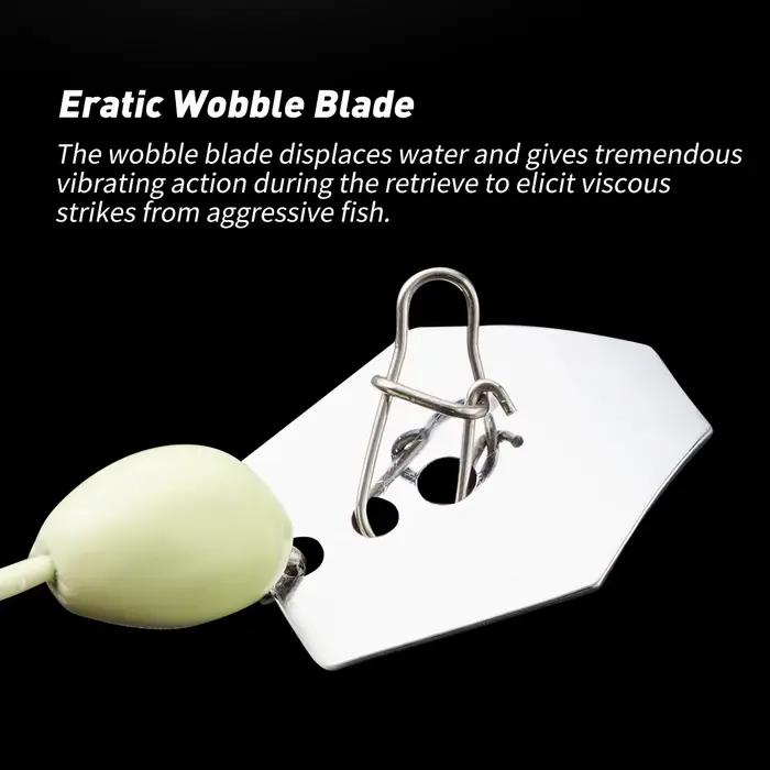 Hameçon jig head avec spinner 4.5g pour leurre souple DIY - tête plombée pour pêche aux leurres