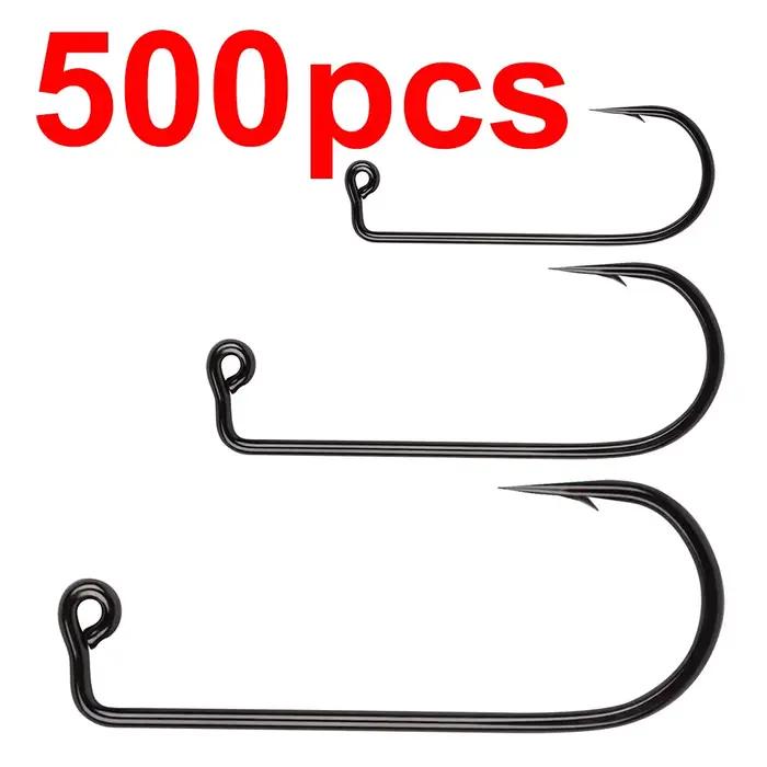 Hameçon Aberdeen Jig pêche mer et rivière, forte résistance, tailles 6 à 4/0, lot de 500