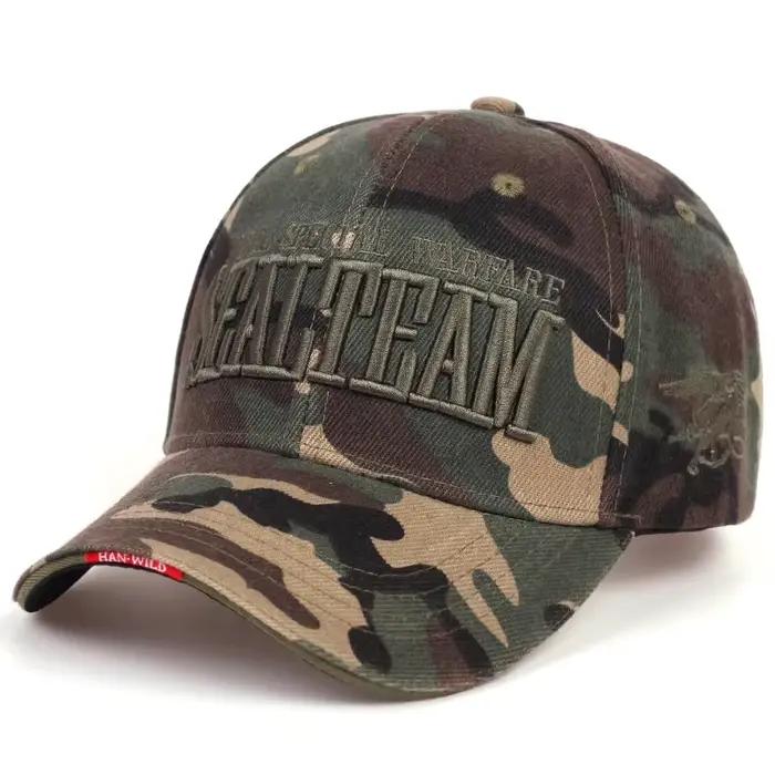 Casquette Baseball Navy Seals SEALTEAM brodée - Chapeau tactique pêche chasse extérieure pour hommes