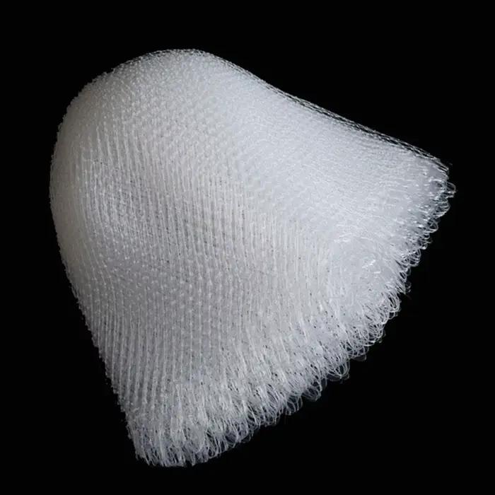 Filet de pêche à truite et perche en mesh tressé double ligne 40 à 80 cm