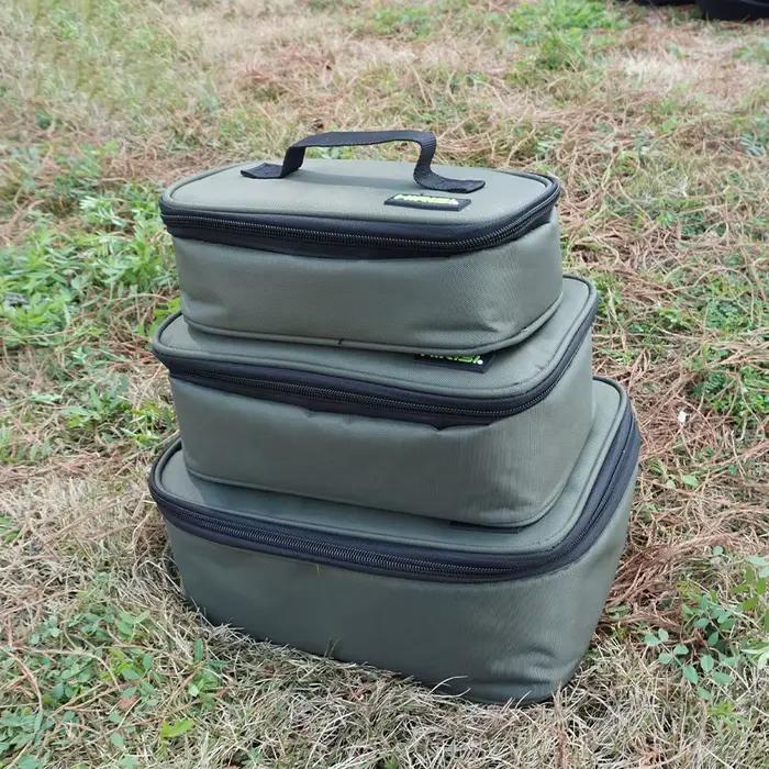 Sac de pêche carpe multifonction Hirisi - Organisation accessoires, leurres et moulinets en PVC Oxford
