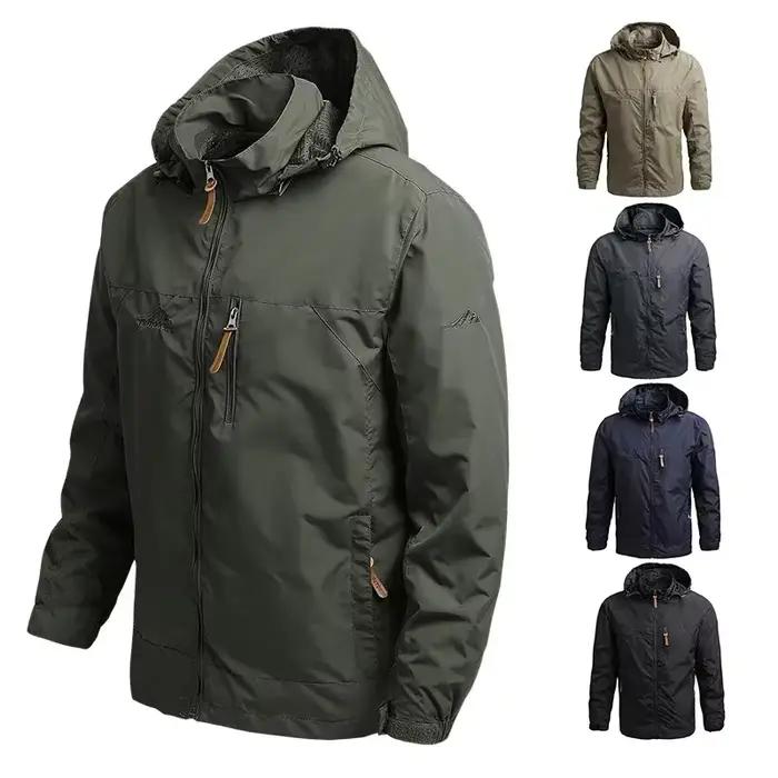 Coupe-vent de pêche automne hiver homme - Veste imperméable randonnée camping baseball pêche