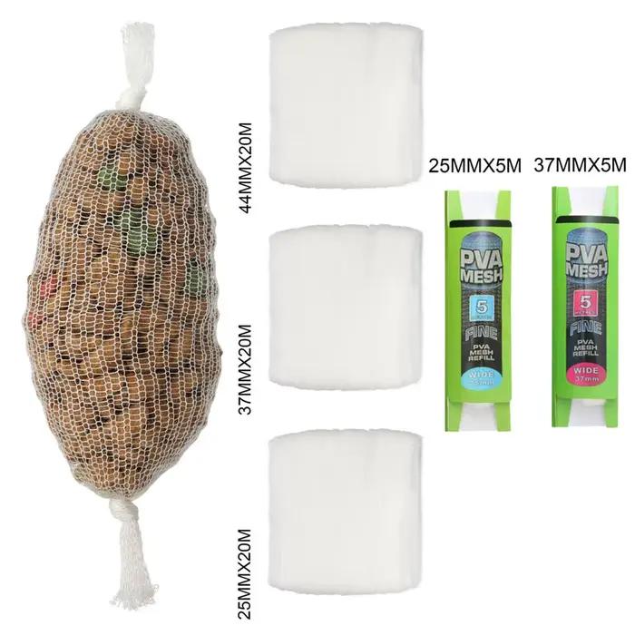 Sachet soluble PVA pour amorce carpe et pêche au coup, recharge appâts et leurres en filet