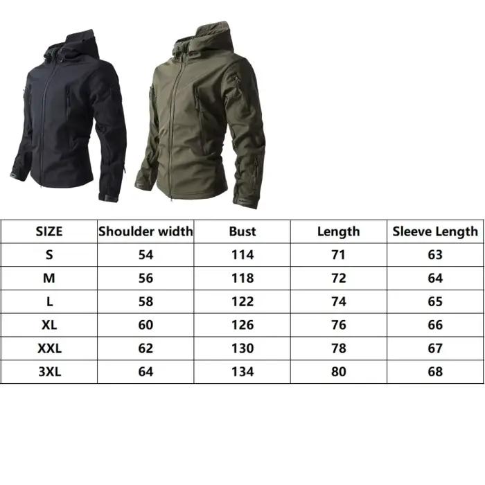 Veste softshell peau de requin homme - Imperméable sportive pour pêche en moto et activités outdoor