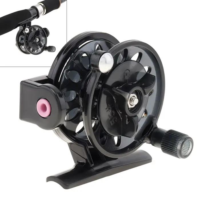 Moulinet pêche carpe ABS ultra-léger glace former bobine pesca pour pêche à la mouche en ruisseau