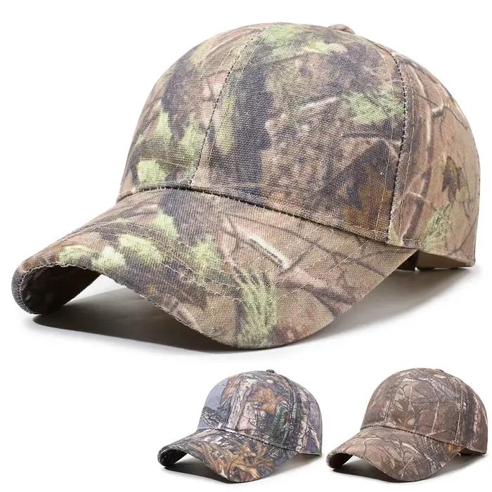 Casquette camouflage feuilles jungle pêche - Pattern nature randonnée - Protection solaire wilderness