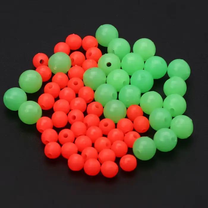 Billes lumineuses Lionriver pour pêche nocturne en mer - Stoppers souples et durs pour montages