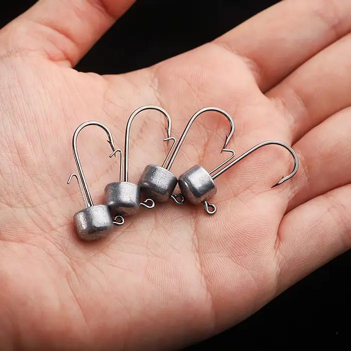 Têtes plombées jig Ned 10 pièces 1.5g à 6g pour leurres souples vers pêche black bass