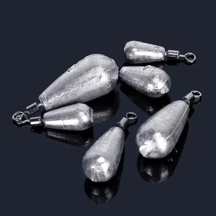 10pcs/lot Fishing Weight Sinker 3.5g 5g 7g 10g 14g 20g Water Drop Weights Fishin