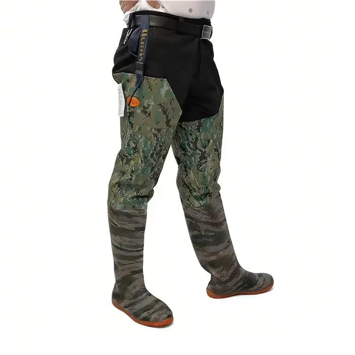 Waders de pêche néoprène souple hauts imperméables - Bottes de pêche à gué taille petite conseil +2 tailles