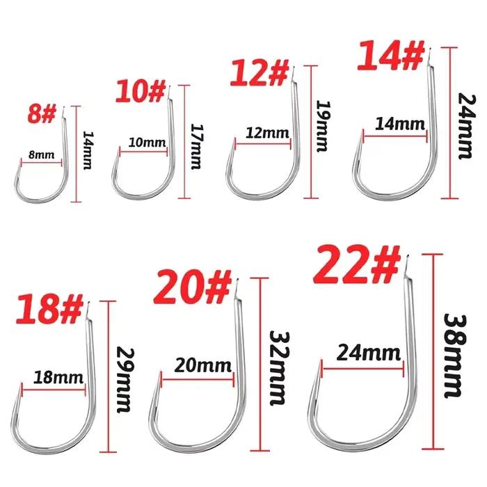 10 paires hameçons assist jig plumes acier carbone - Matériel pêche verticale et jigging lent