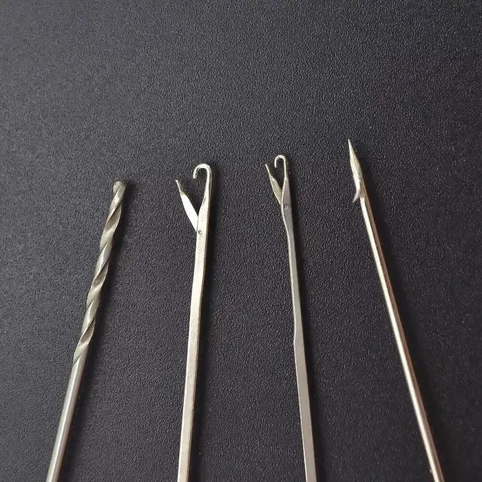 Kit aiguille pour appâts de pêche à la carpe Hirisi BT09 - 7 outils indispensables accessoires