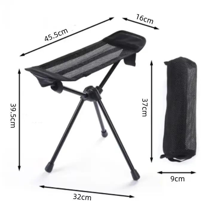 Tabouret triangulaire pliant ultraléger pour pêche et camping - Chaise portable multifonction